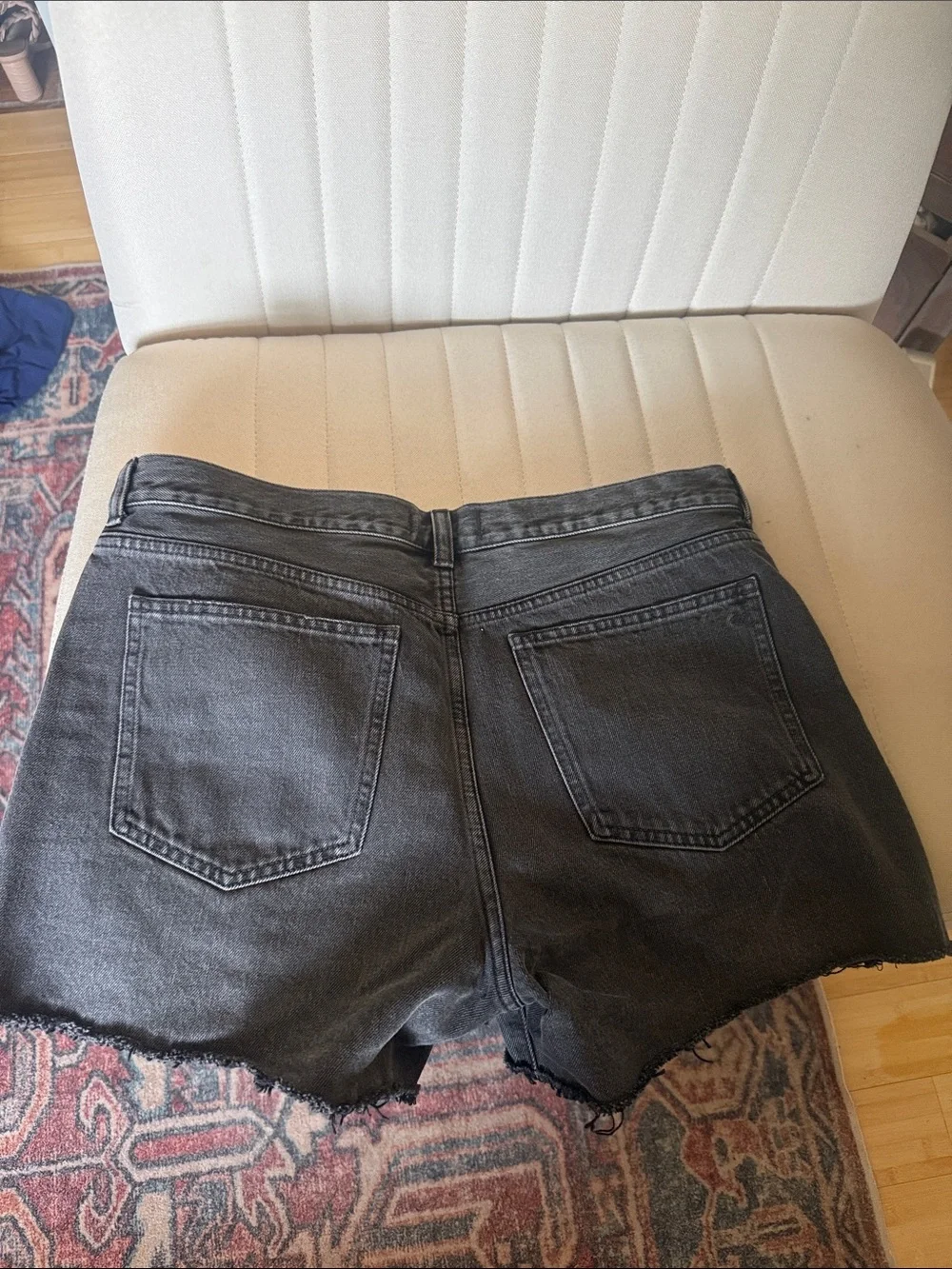 Madewell Black Denim Shorts